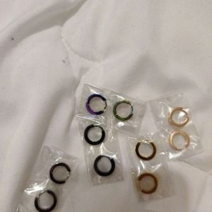 5 Hoop Earrings